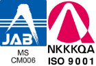 JAB CM006、NKKKQA ISO 9001